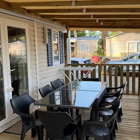Entre Ocean Et Bassin, Mobil-home Confort Campingplatz
